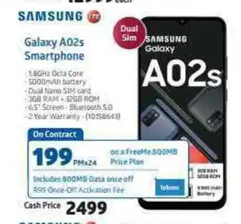 Incredible Connection Samsung - Galaxy A02s Smartphone offer