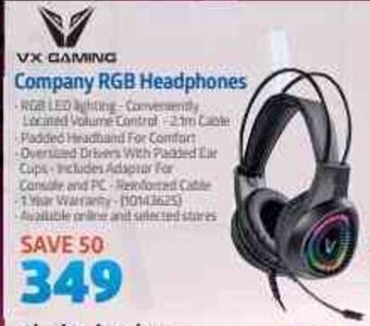VX Gaming - Company RGB Headphones