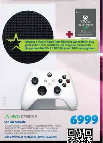 Incredible Connection XBOX Series - 512 GB Console offer