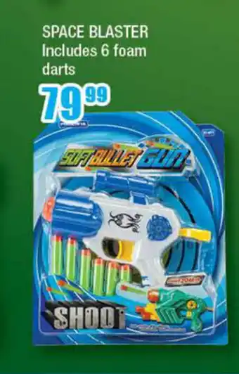 The Crazy Store Space Blaster Includes 6 Foam Darts offer