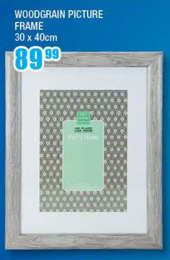The Crazy Store Woodgrain Picture Frame 30 x 40cm offer