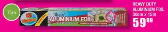 Heavy Duty Aluminium Foil 30cm x 15m