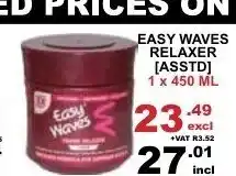 Arrow Cash And Carry Easy Waves Relaxer Asstd 1 x 450ml offer