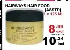 Arrow Cash And Carry Hairways Hair Food Asstd 1 x 125ml offer