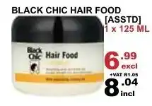 Arrow Cash And Carry Black Chic Hair Food Asstd 1 x 125ml offer