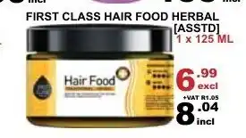 Arrow Cash And Carry First Class Hair Food Herbal Asstd 1 x 125ml offer
