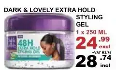 Arrow Cash And Carry Dark & Lovely Extra Hold Styling Gel 1 x 250ml offer