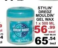 Arrow Cash And Carry Stylin' Dredz Mouldin' Gel Wax 1 x 500ml offer