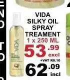 Arrow Cash And Carry Vida Silky Oil SPray Treatment 1x250ml offer