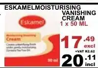 Arrow Cash And Carry Eskamel Moisturizing Vanishing Cream 1x50ml offer