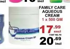 Arrow Cash And Carry Family Care Aqueous Cream 1x500gm offer