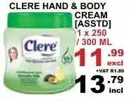 Hand & Body Cream Asstd 1x250/300ml