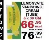 Arrow Cash And Carry Lemonvate Vanishing Cream 6x30gm offer