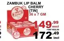 Zambuk Lip Balm Cherry 36x7gm