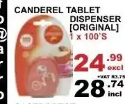 Arrow Cash And Carry Canderel Tablet Dispenser original 1x100's offer