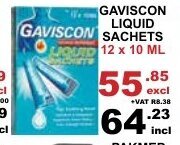 Arrow Cash And Carry Gaviscon Liquid Sachets 12 x 10ml offer