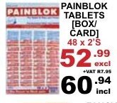 Arrow Cash And Carry Painblok Tablets 48x2's offer