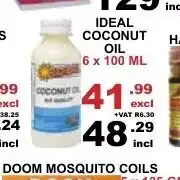 Ideal Coconut Oil 6x100ml
