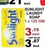 Sunlight Laundry Soap 125gm