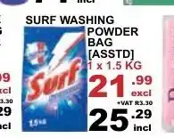 Arrow Cash And Carry Surf Washing Powder Bag 1.5kg offer