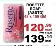 Arrow Cash And Carry Rosette Soap 48x100gm offer