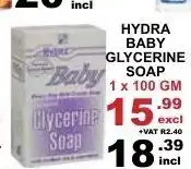 Hydra Baby Glycerine Soap 100gm