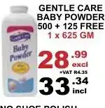 Arrow Cash And Carry Gentle Care Baby Powder 500 + 125Free offer