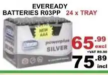 Arrow Cash And Carry Eveready Batteries R03PP 24xTray offer