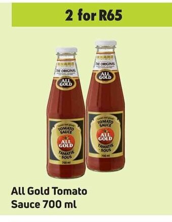 Game All Gold Tomato Sauce 700ml offer