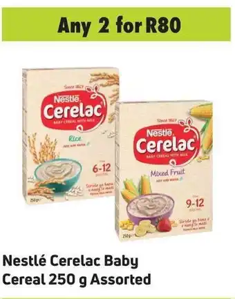 Game Nestle Cerelac Baby Cereal 250g assorted offer