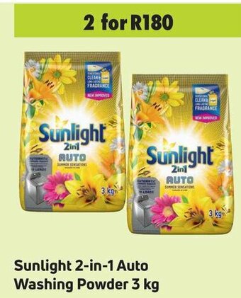 Game Sunlight 2-in-1 Auto Washing Powder 3 kg offer