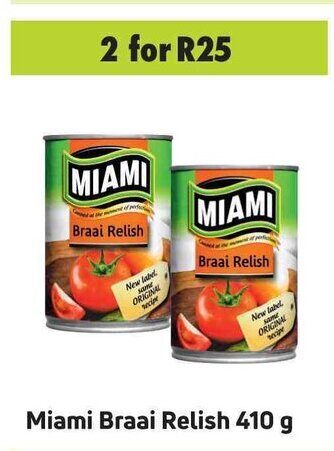 Game Miami Braai Relish 410g offer