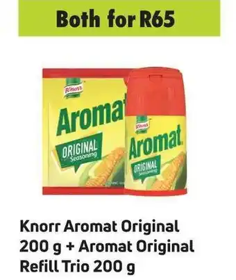 Game Knorr Aromat Original 200g+Aromat Original Refill Trio 200g offer