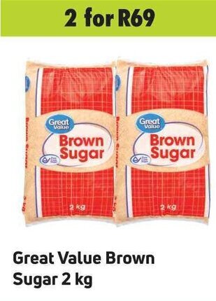 Game Great Value Brown Sugar 2 kg offer