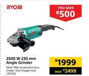 Builders Warehouse Ryobi 2500w 230mm angle grinder offer
