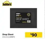 Builders Warehouse Builders drop sheet-2m x 5m offer