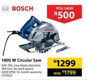 Builders Warehouse Bosch 1400w circular saw offer