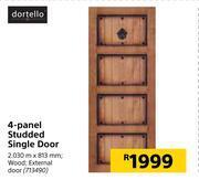 Builders Warehouse Dortello 4 panel studded single door offer