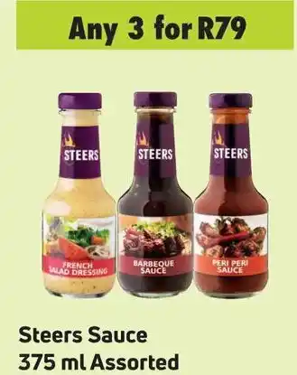 Game Steers Sauce 375ml assorted offer