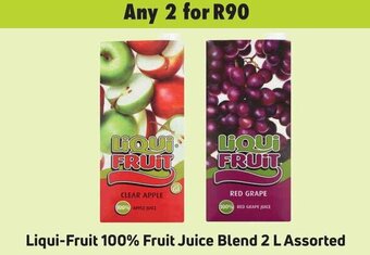 Game Liqui-Fruit 100% Fruit Juice Blend 2 L Assorted offer