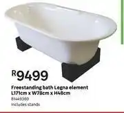 Leroy Merlin Freestanding bath legna element l171cm x w78cm x h48cm - 81449380 offer