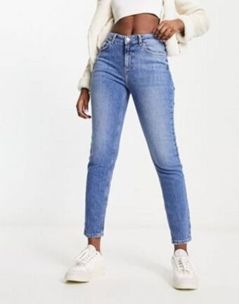 Asos New look slim leg jeans in authentic mid blue wash offer