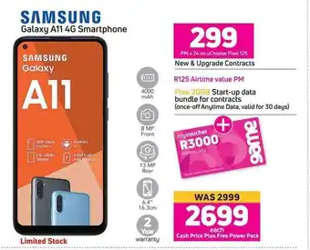 Game Samsung Galaxy A11 4G Smartphone offer