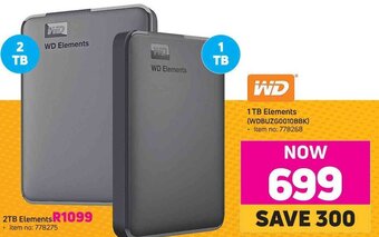 Game WD 1TB Elements offer