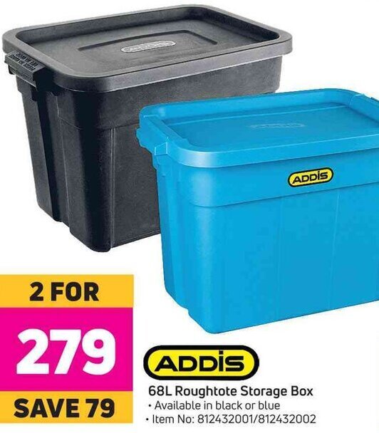 Game Addis 68L Roughtote Storage Box offer