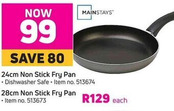 Game Mainstays 24cm Non Stick Fry Pan offer