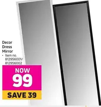 Game Decor Dress Mirror offer