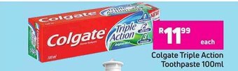 Game Colgate Triple Action Toothpaste 100ml offer