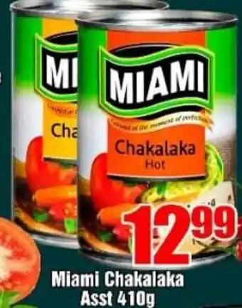 Three Star Cash and Carry Miami Chakalaka Asst 410g offer