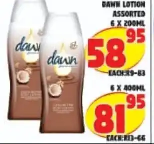 Dawn Lotion 6x400ml